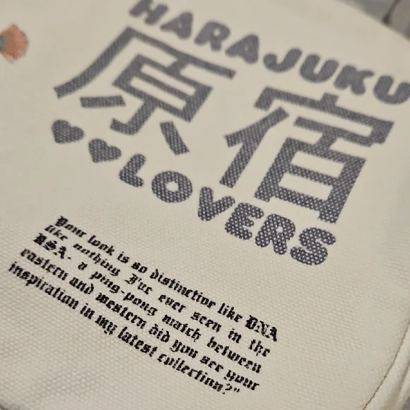 Harajuku Lovers Canvas Mini Bag - Picture 5 of 10